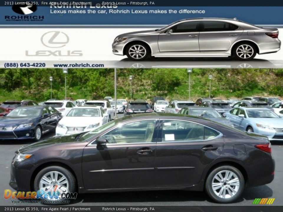 2013 Lexus ES 350 Fire Agate Pearl / Parchment Photo #1