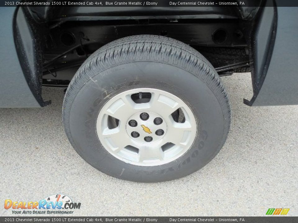 2013 Chevrolet Silverado 1500 LT Extended Cab 4x4 Blue Granite Metallic / Ebony Photo #3