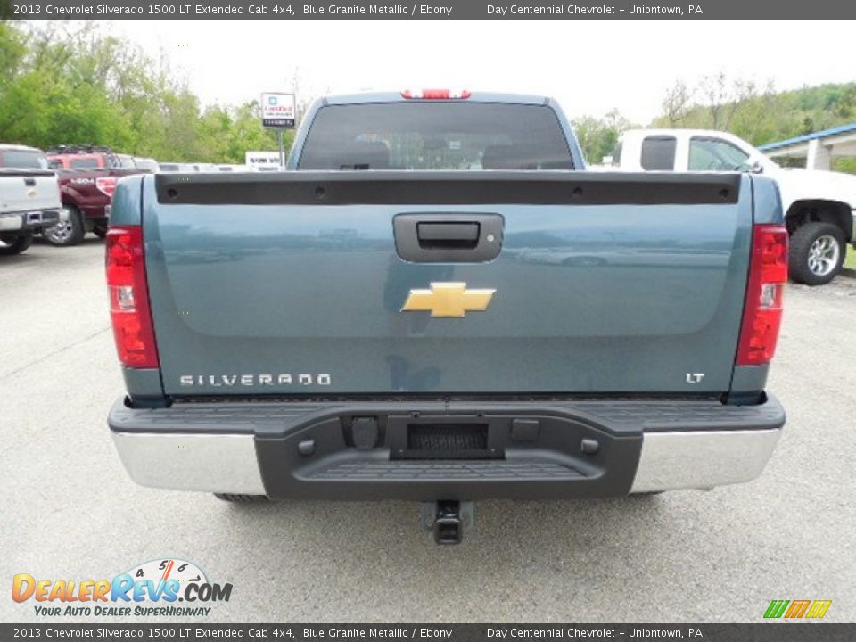 2013 Chevrolet Silverado 1500 LT Extended Cab 4x4 Blue Granite Metallic / Ebony Photo #5