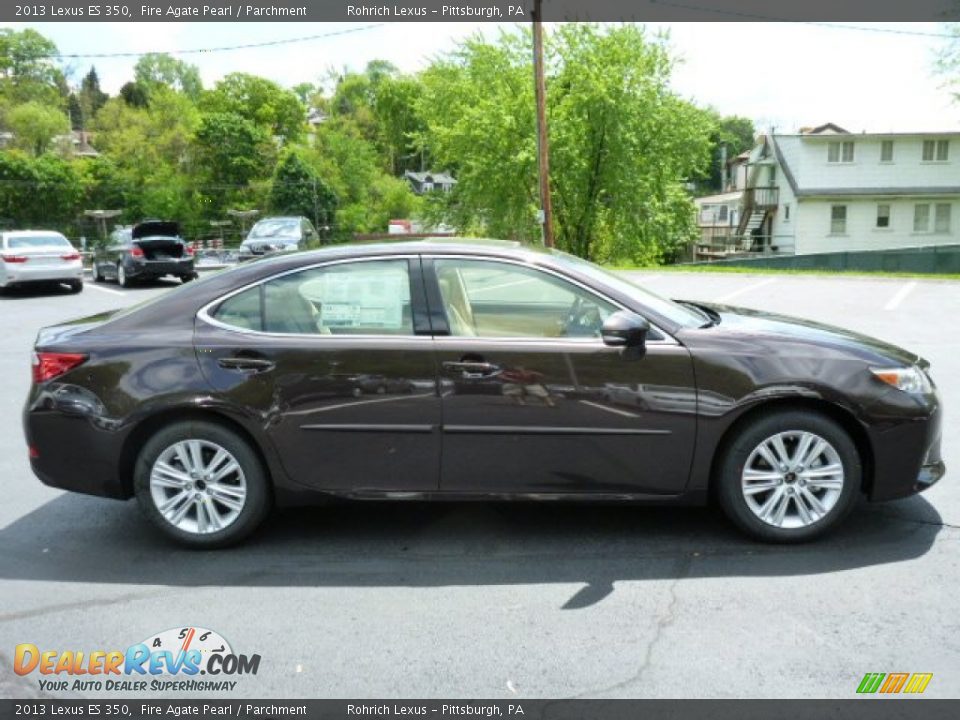 2013 Lexus ES 350 Fire Agate Pearl / Parchment Photo #5