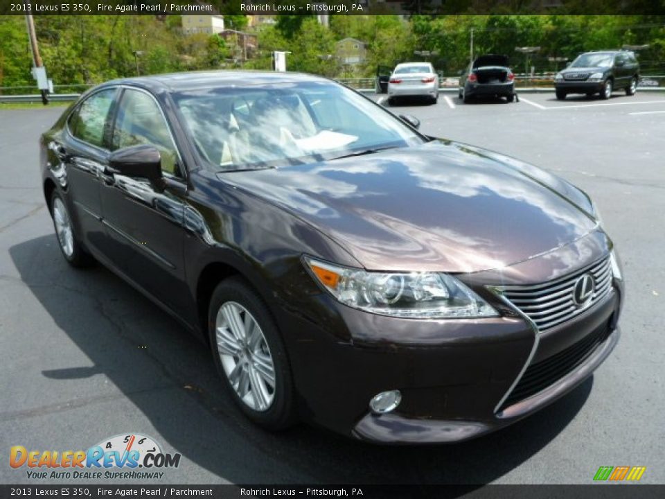 2013 Lexus ES 350 Fire Agate Pearl / Parchment Photo #6