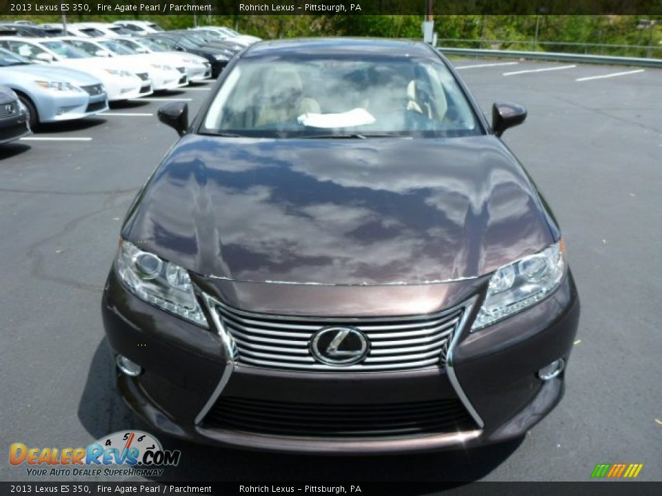 2013 Lexus ES 350 Fire Agate Pearl / Parchment Photo #7