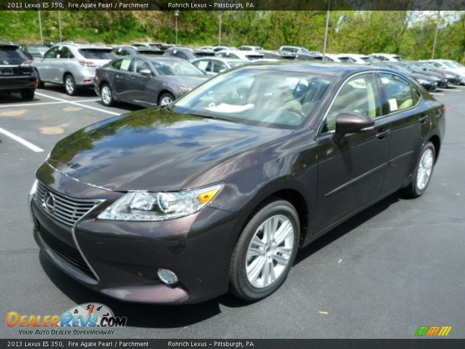 2013 Lexus ES 350 Fire Agate Pearl / Parchment Photo #8