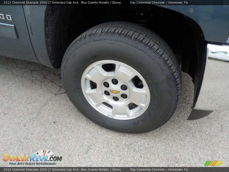 2013 Chevrolet Silverado 1500 LT Extended Cab 4x4 Blue Granite Metallic / Ebony Photo #10