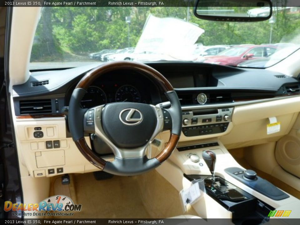 2013 Lexus ES 350 Fire Agate Pearl / Parchment Photo #12