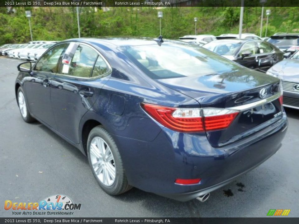 2013 Lexus ES 350 Deep Sea Blue Mica / Parchment Photo #2