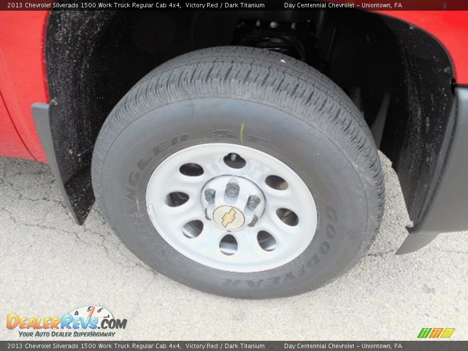 2013 Chevrolet Silverado 1500 Work Truck Regular Cab 4x4 Victory Red / Dark Titanium Photo #9