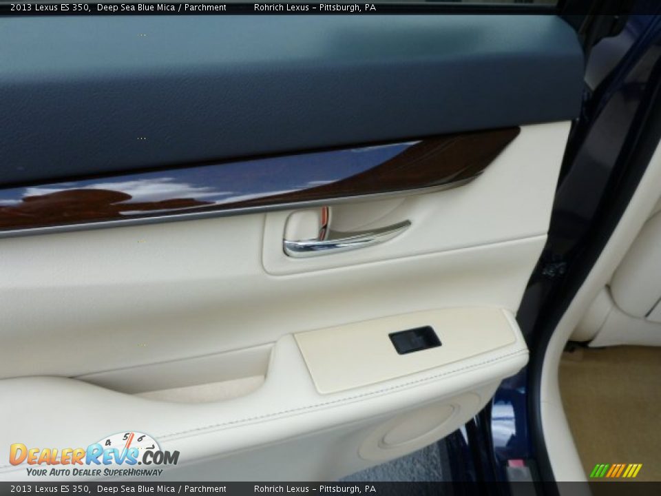 2013 Lexus ES 350 Deep Sea Blue Mica / Parchment Photo #13