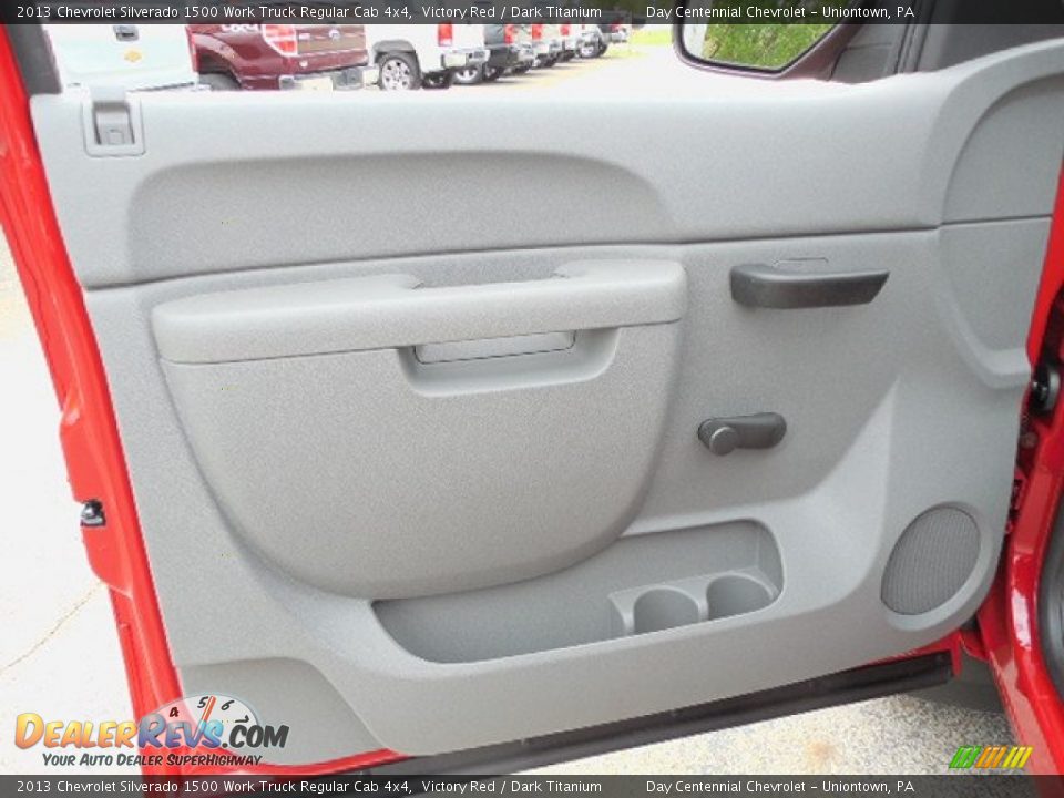 2013 Chevrolet Silverado 1500 Work Truck Regular Cab 4x4 Victory Red / Dark Titanium Photo #13