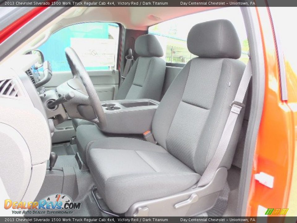 2013 Chevrolet Silverado 1500 Work Truck Regular Cab 4x4 Victory Red / Dark Titanium Photo #14