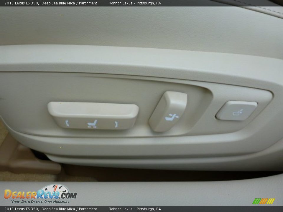 2013 Lexus ES 350 Deep Sea Blue Mica / Parchment Photo #16