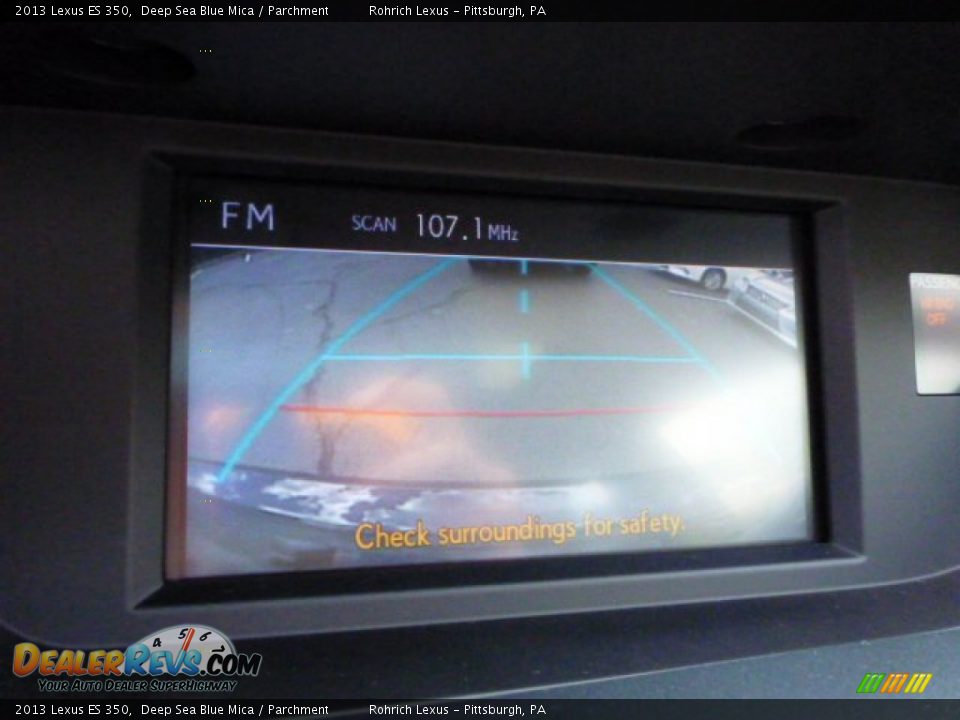 2013 Lexus ES 350 Deep Sea Blue Mica / Parchment Photo #17