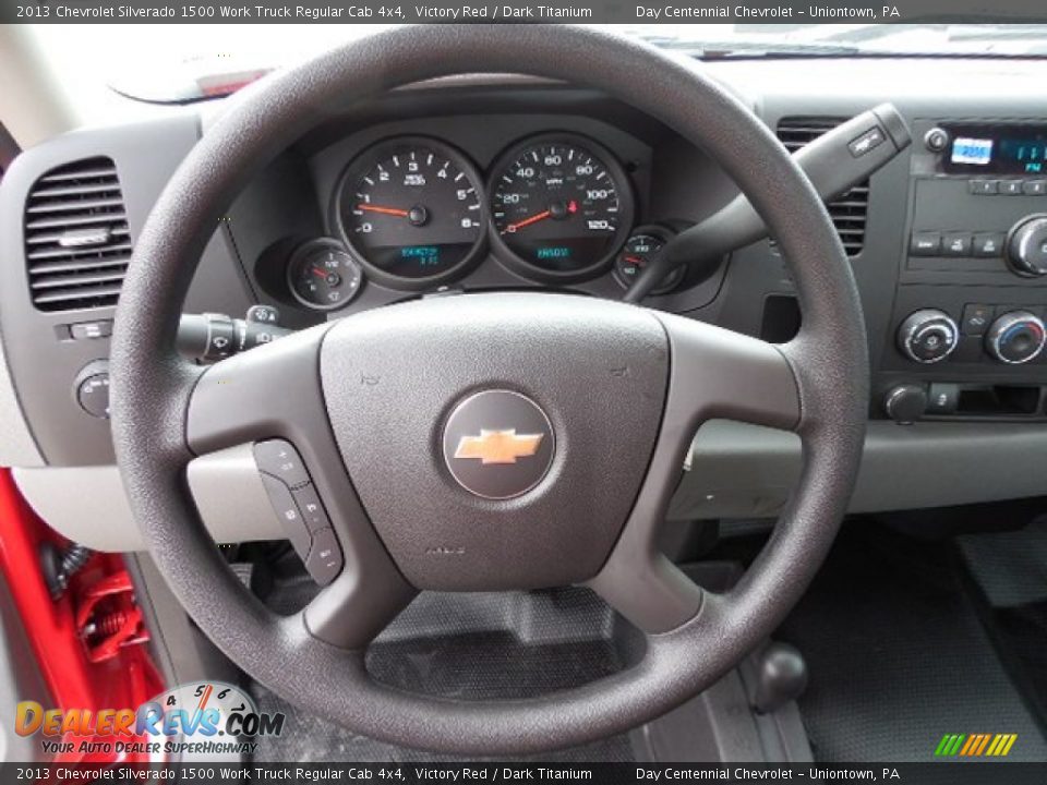 2013 Chevrolet Silverado 1500 Work Truck Regular Cab 4x4 Victory Red / Dark Titanium Photo #17