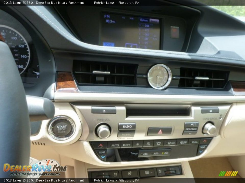 2013 Lexus ES 350 Deep Sea Blue Mica / Parchment Photo #18