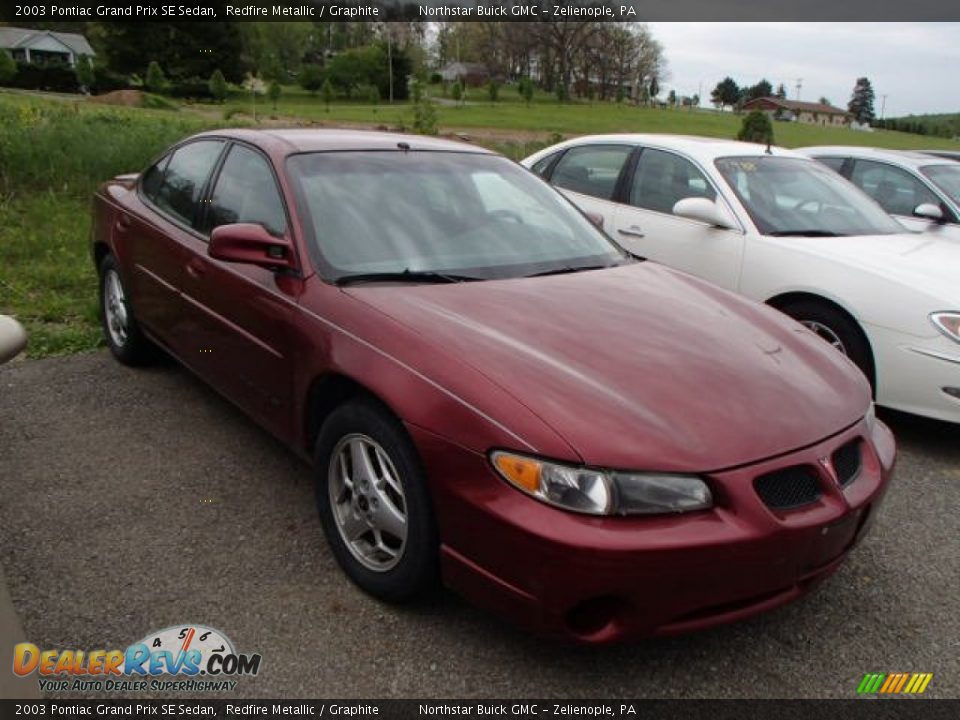 2003 Pontiac Grand Prix SE Sedan Redfire Metallic / Graphite Photo #1
