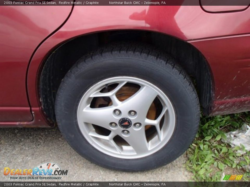 2003 Pontiac Grand Prix SE Sedan Redfire Metallic / Graphite Photo #7