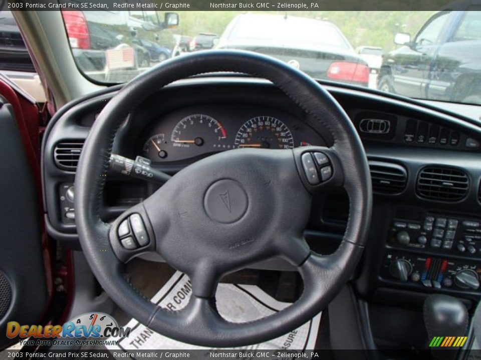 2003 Pontiac Grand Prix SE Sedan Redfire Metallic / Graphite Photo #13