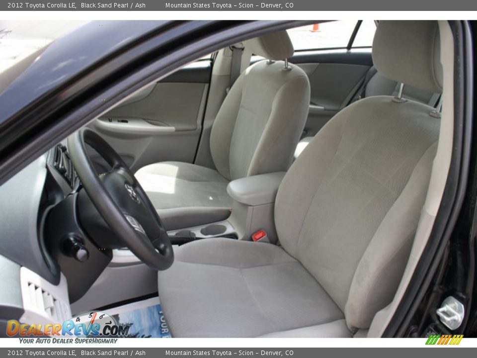 2012 Toyota Corolla LE Black Sand Pearl / Ash Photo #11