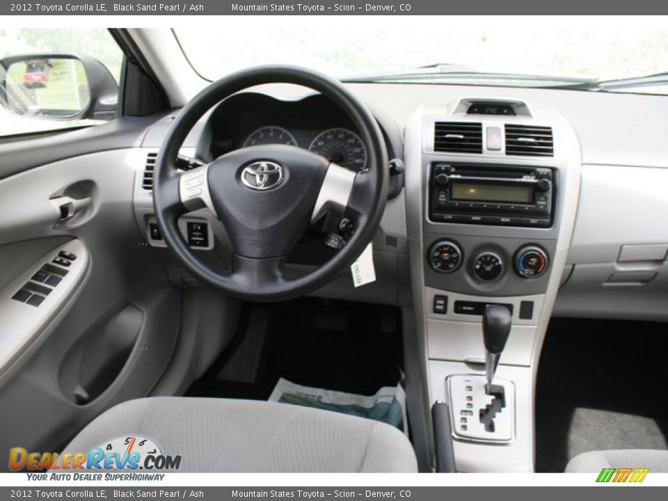 2012 Toyota Corolla LE Black Sand Pearl / Ash Photo #12