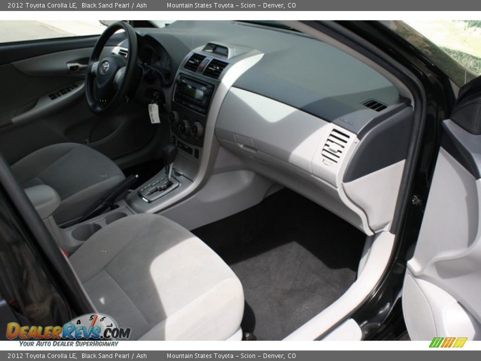 2012 Toyota Corolla LE Black Sand Pearl / Ash Photo #14