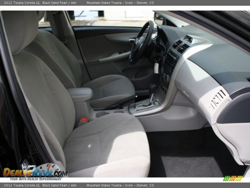 2012 Toyota Corolla LE Black Sand Pearl / Ash Photo #15