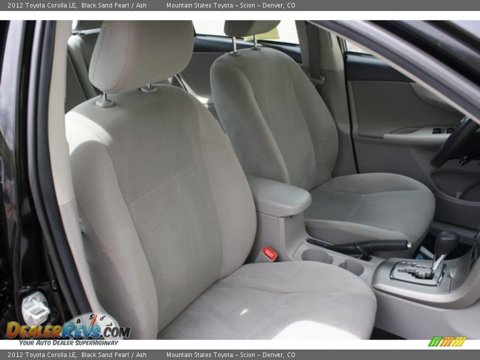 2012 Toyota Corolla LE Black Sand Pearl / Ash Photo #16