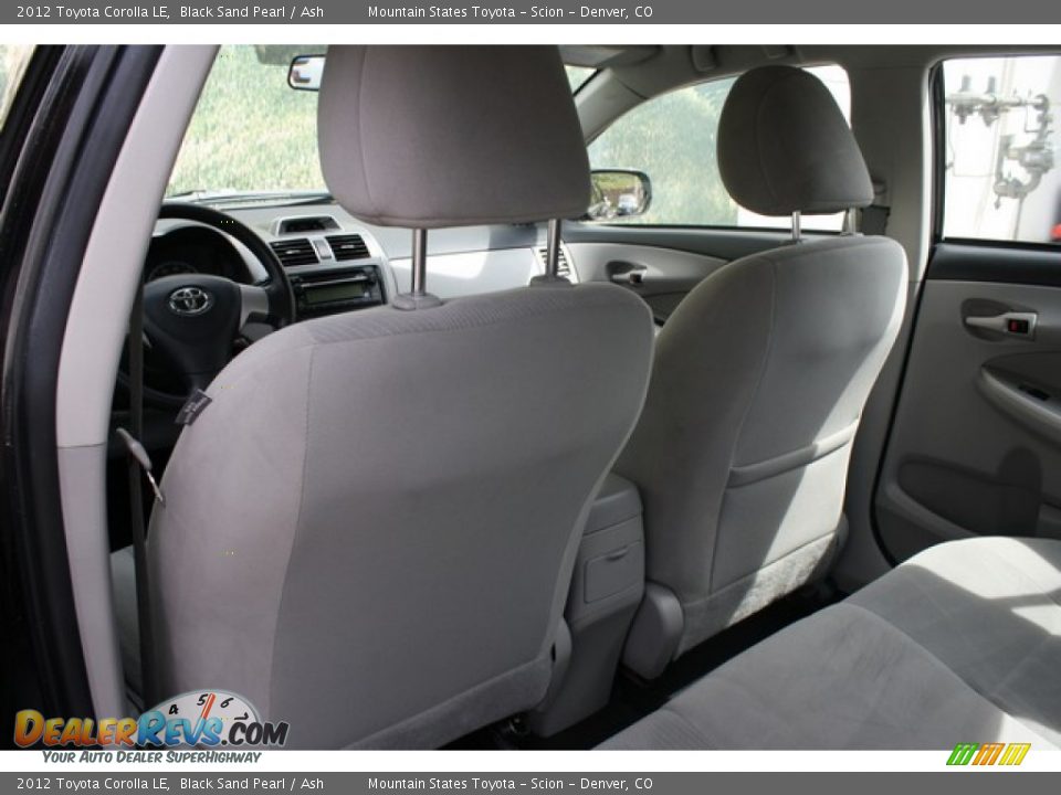 2012 Toyota Corolla LE Black Sand Pearl / Ash Photo #17
