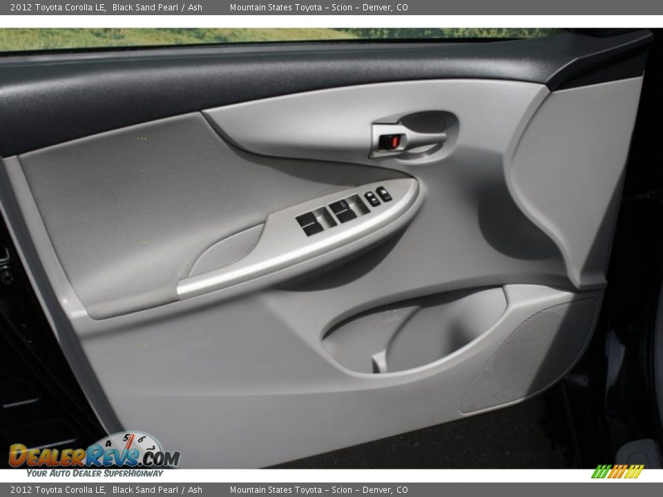 2012 Toyota Corolla LE Black Sand Pearl / Ash Photo #20