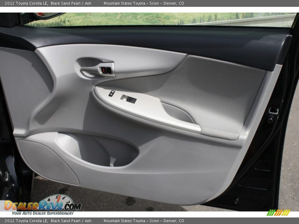 2012 Toyota Corolla LE Black Sand Pearl / Ash Photo #21