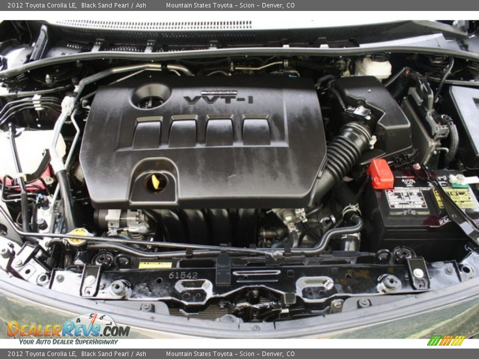 2012 Toyota Corolla LE Black Sand Pearl / Ash Photo #23