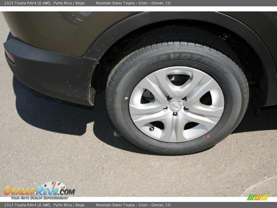 2013 Toyota RAV4 LE AWD Pyrite Mica / Beige Photo #9