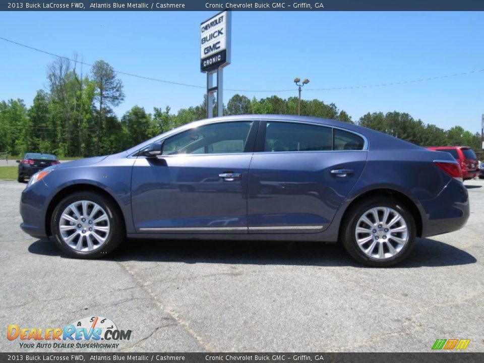 2013 Buick LaCrosse FWD Atlantis Blue Metallic / Cashmere Photo #4