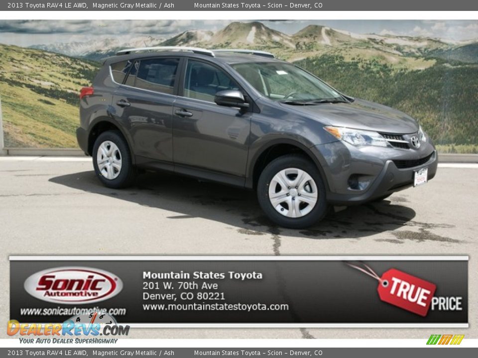 2013 Toyota RAV4 LE AWD Magnetic Gray Metallic / Ash Photo #1