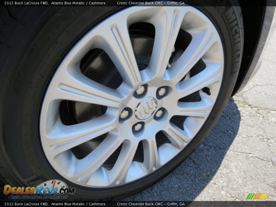2013 Buick LaCrosse FWD Atlantis Blue Metallic / Cashmere Photo #8