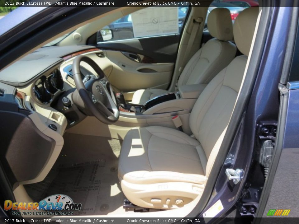 2013 Buick LaCrosse FWD Atlantis Blue Metallic / Cashmere Photo #9