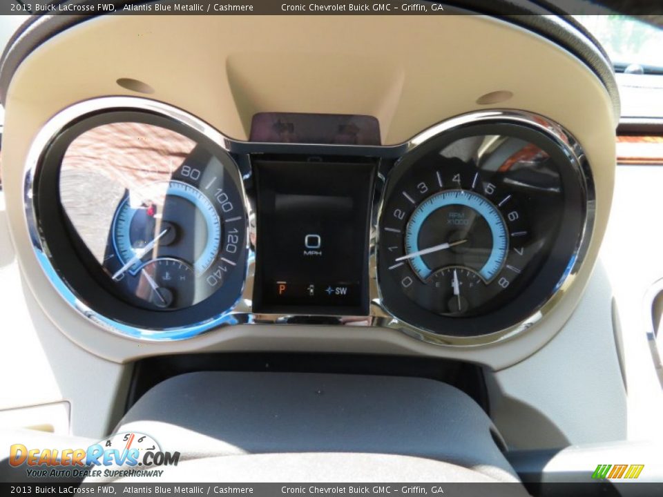 2013 Buick LaCrosse FWD Atlantis Blue Metallic / Cashmere Photo #13