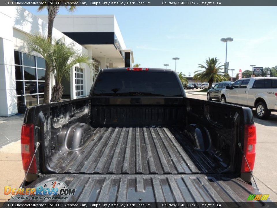 2011 Chevrolet Silverado 1500 LS Extended Cab Taupe Gray Metallic / Dark Titanium Photo #4