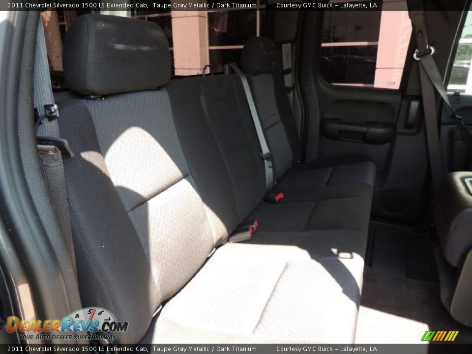 2011 Chevrolet Silverado 1500 LS Extended Cab Taupe Gray Metallic / Dark Titanium Photo #8