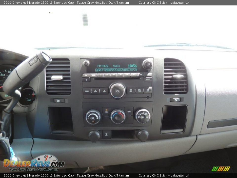 2011 Chevrolet Silverado 1500 LS Extended Cab Taupe Gray Metallic / Dark Titanium Photo #17