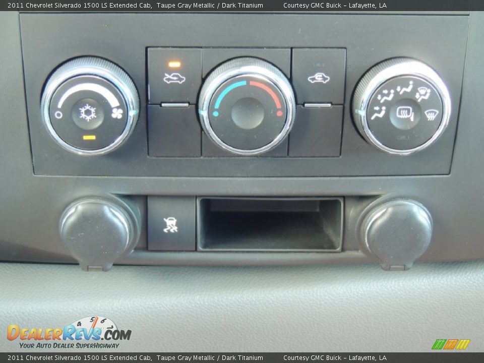 2011 Chevrolet Silverado 1500 LS Extended Cab Taupe Gray Metallic / Dark Titanium Photo #19