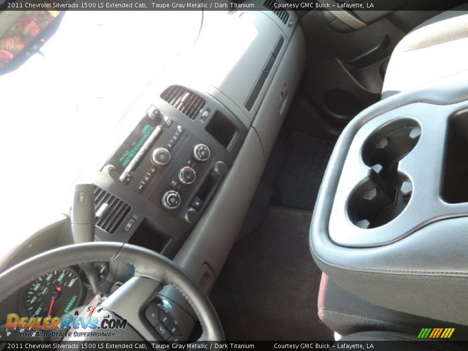 2011 Chevrolet Silverado 1500 LS Extended Cab Taupe Gray Metallic / Dark Titanium Photo #20
