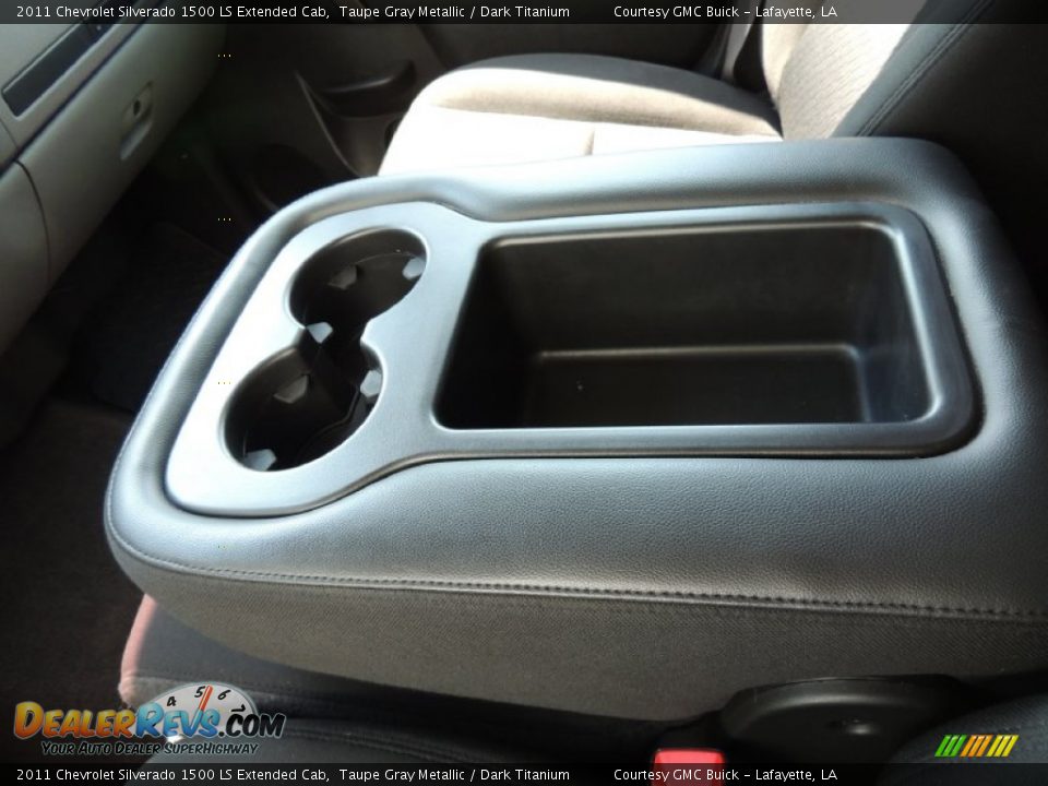 2011 Chevrolet Silverado 1500 LS Extended Cab Taupe Gray Metallic / Dark Titanium Photo #21