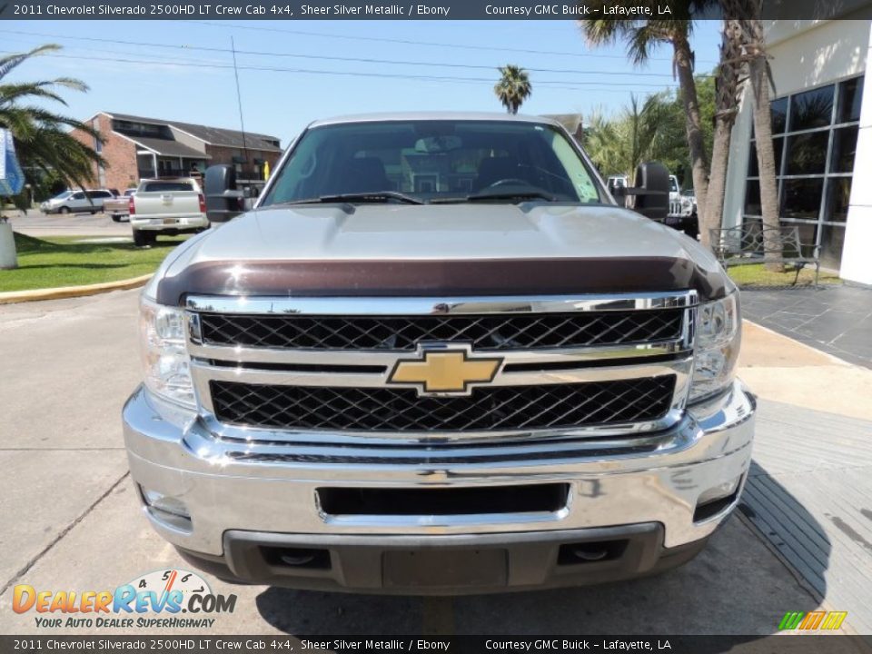 2011 Chevrolet Silverado 2500HD LT Crew Cab 4x4 Sheer Silver Metallic / Ebony Photo #2