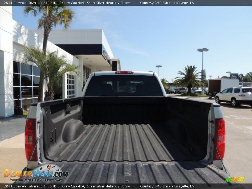2011 Chevrolet Silverado 2500HD LT Crew Cab 4x4 Sheer Silver Metallic / Ebony Photo #4