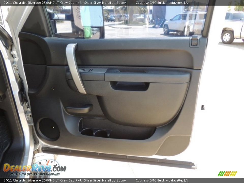 2011 Chevrolet Silverado 2500HD LT Crew Cab 4x4 Sheer Silver Metallic / Ebony Photo #7