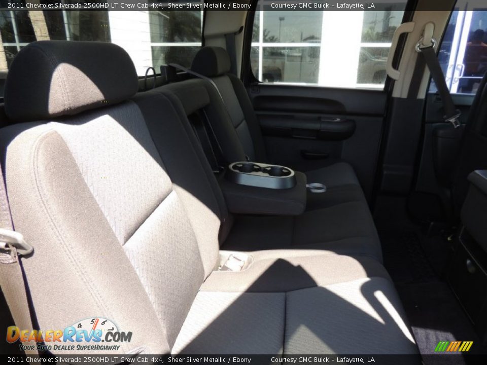 2011 Chevrolet Silverado 2500HD LT Crew Cab 4x4 Sheer Silver Metallic / Ebony Photo #8