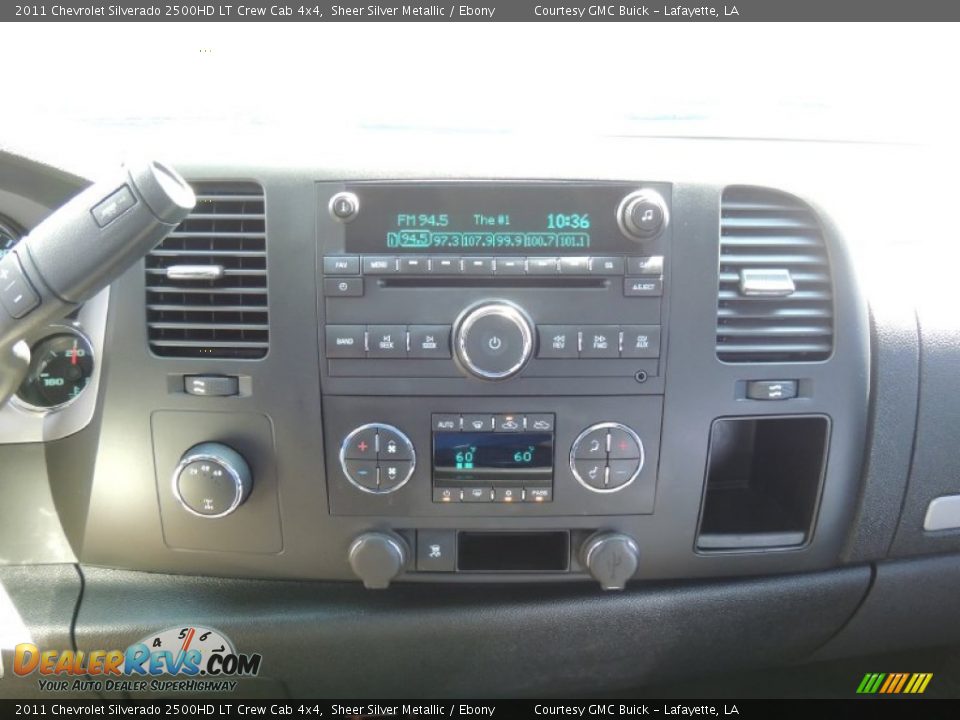 2011 Chevrolet Silverado 2500HD LT Crew Cab 4x4 Sheer Silver Metallic / Ebony Photo #17