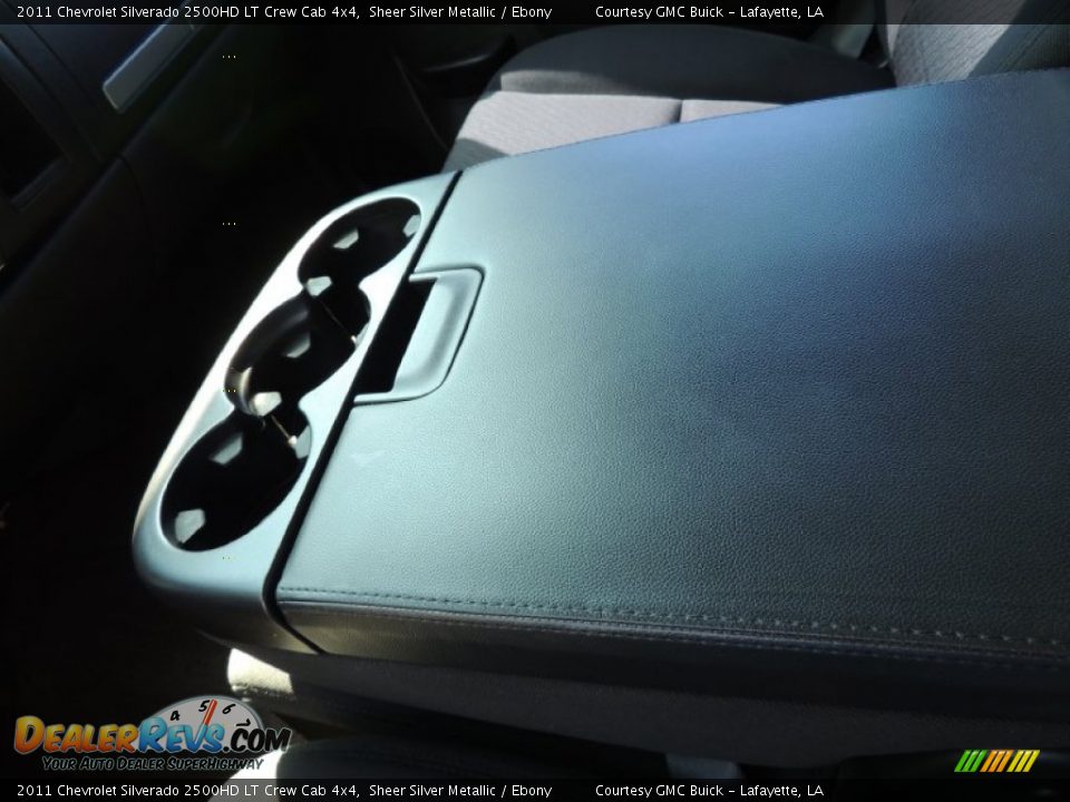 2011 Chevrolet Silverado 2500HD LT Crew Cab 4x4 Sheer Silver Metallic / Ebony Photo #21