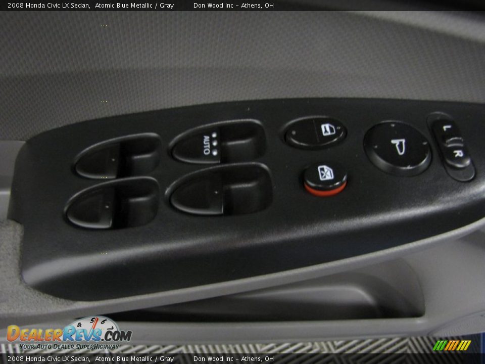 2008 Honda Civic LX Sedan Atomic Blue Metallic / Gray Photo #10