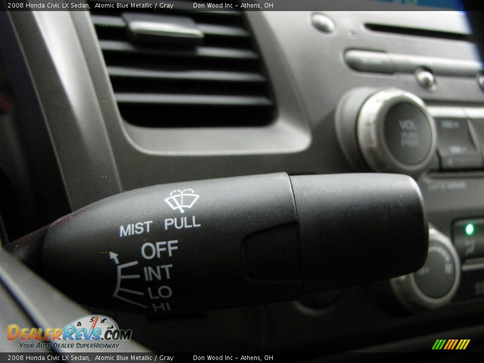 2008 Honda Civic LX Sedan Atomic Blue Metallic / Gray Photo #16